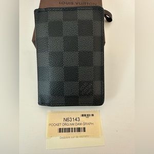 Pre-owned Louis Vuitton Damier Graphite Men’s Wallet
